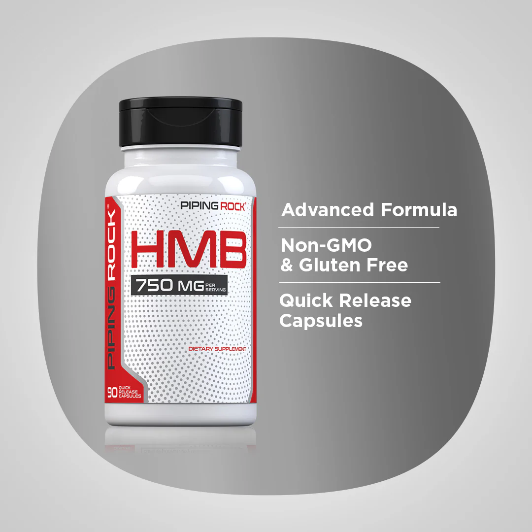 HMB, 750 mg (per serving), 90 Quick Release Capsules, 2  Bottles - Image 4